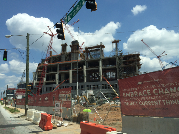 new Falcons stadium