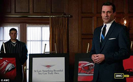 an advertising pitch in a boardroom